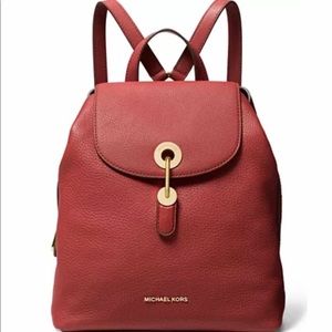 MICHAEL Michael Kors Raven Leather Backpack